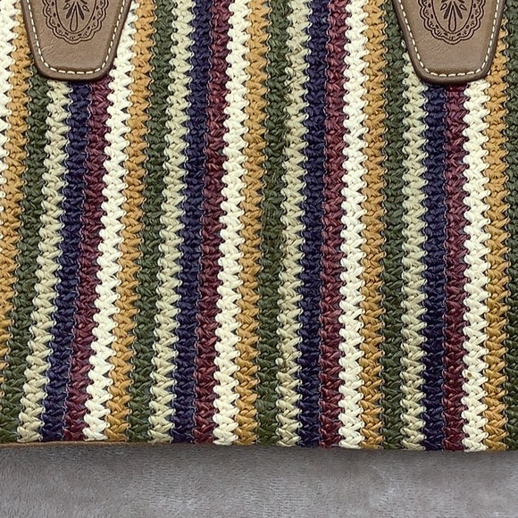 Relic Woven Multicolored Braided Handle Bag - Picture 6 of 12